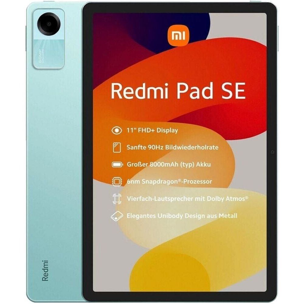 Xiaomi Redmi Pad SE WiFi 128 GB / 6 GB - Tablet - mint green Tablet (11", 128 GB, Android)