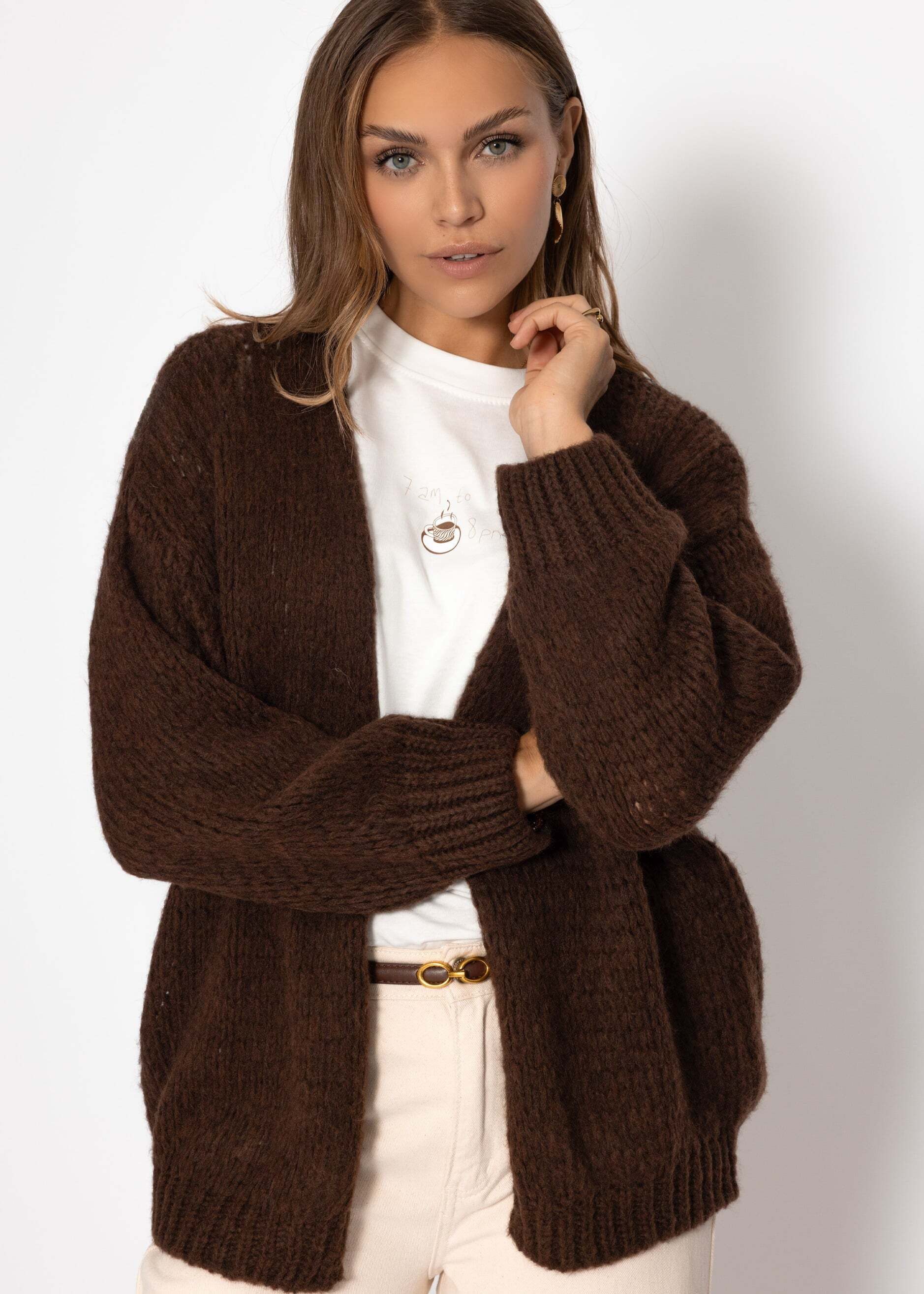 SASSYCLASSY Cardigan Oversize Strick Cardigan für günstig online kaufen