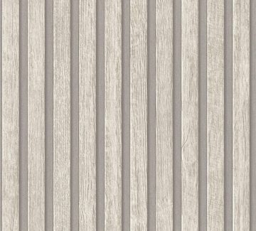 A.S. Création Vliestapete PrintWalls II Skandinavische Holzpaneele, strukturiert, matt, (1 St), Holzoptik, Vlies, Vlies, Wand