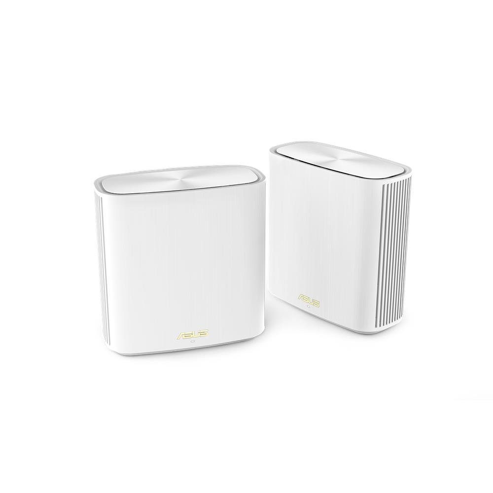 Asus ZenWiFi XD6 AX5400 WLAN-Router, 2er Set, Weiß, Whole-Home, Dual-Band, Mesh, WiFi 6