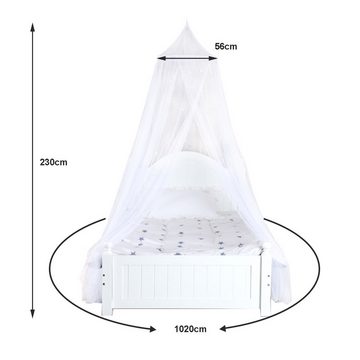Rnemitery Moskitonetz Betthimmel mit fluoreszierenden Sternen,Leuchtendes Moskitonetz