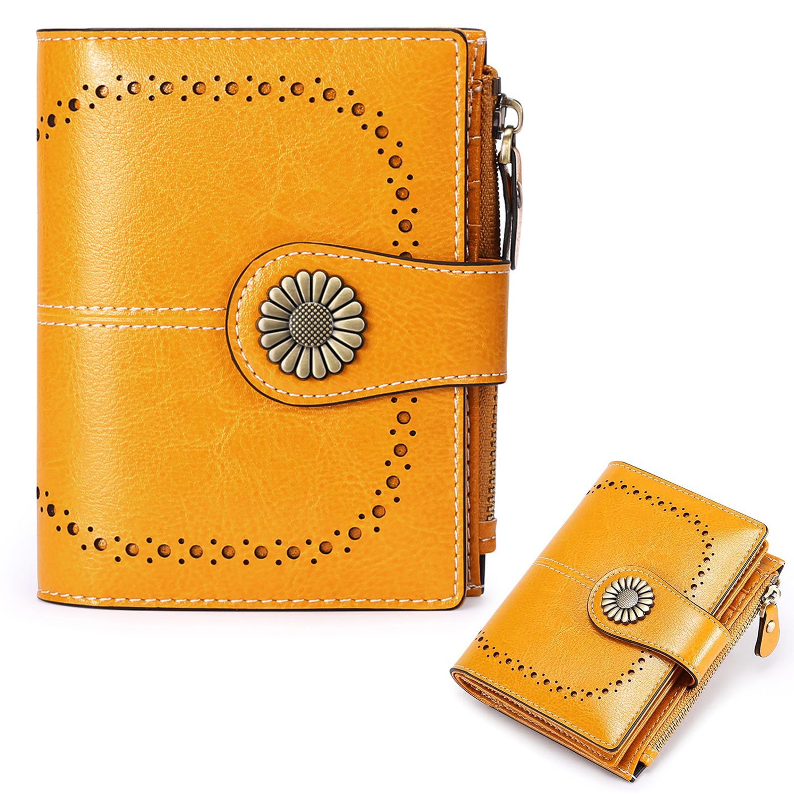 REDOM Kartenetui Damen Portemonnaie klein RFID Schutz Geldbörse (Geldbeutel günstig online kaufen