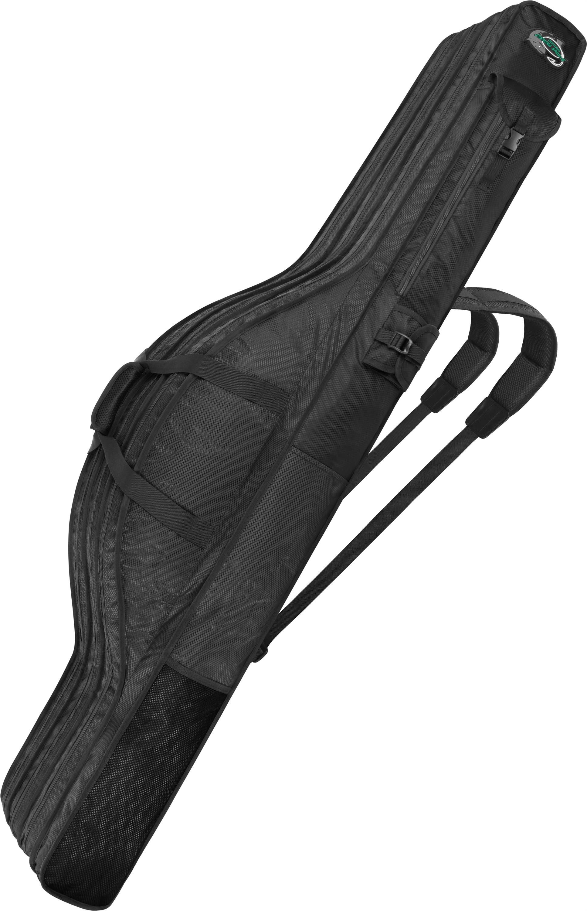 normani Angelrutentasche Rutentasche RodBox Jaén Triple, Rutenfutteral Anglertasche Rutenrucksack mit 3 Rutenfächern