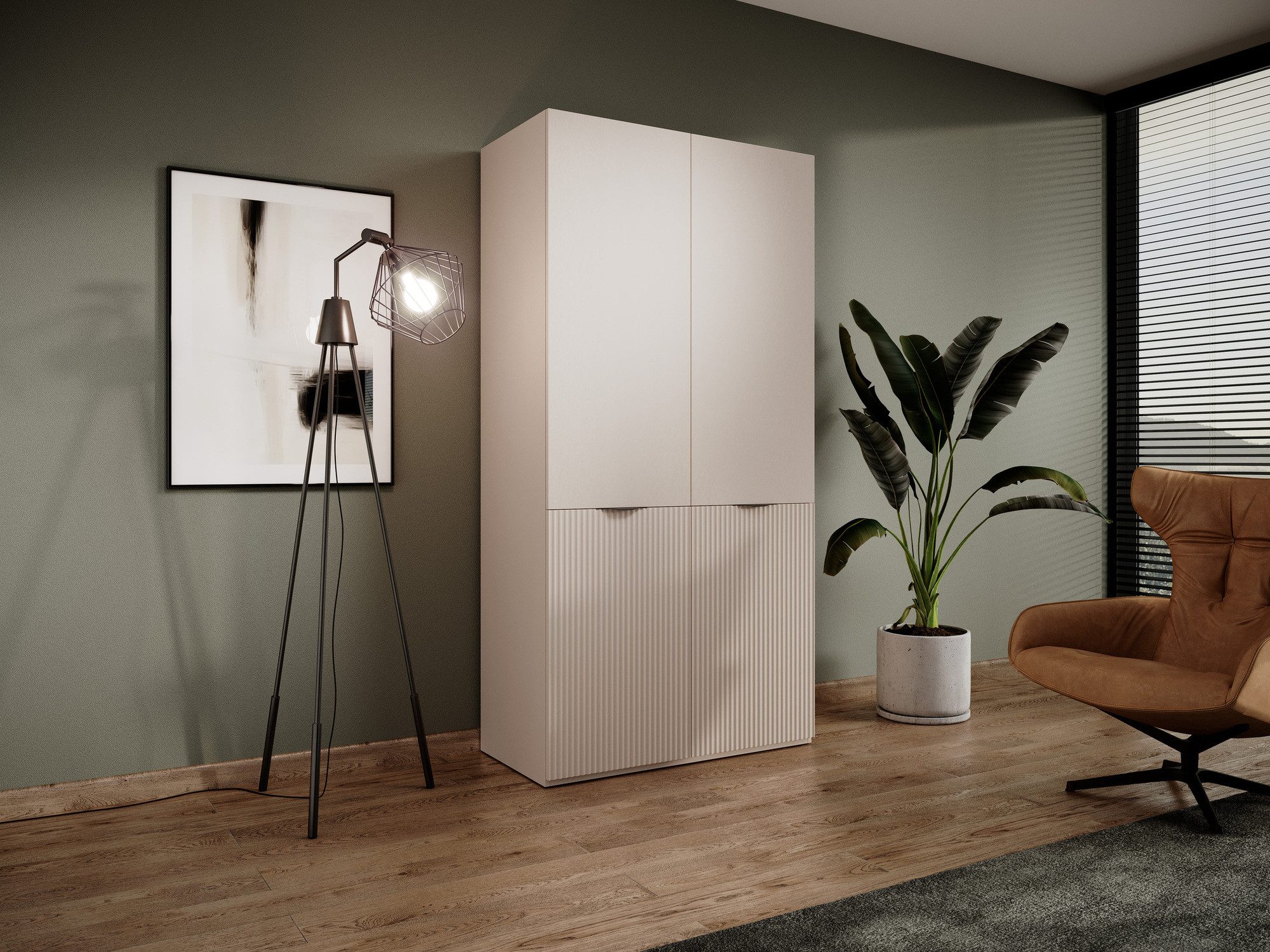 MOEBLO Drehtürenschrank MINEWRA NOVA (Kleiderschrank 2/4 günstig online kaufen