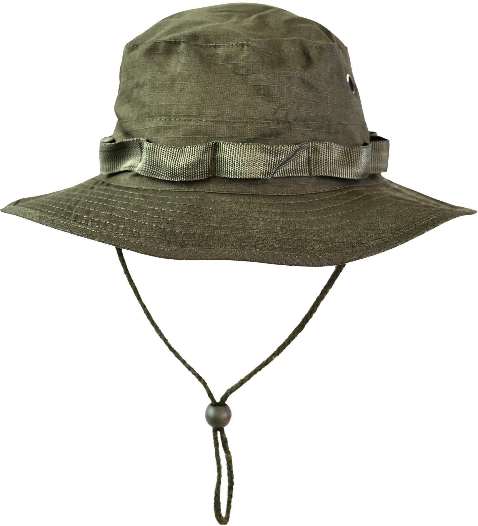 normani Outdoorhut Boonie Hat Oliv Army Safari Hut Boondock Sommenschutzhut Buschhut Mütze Sonnenhut