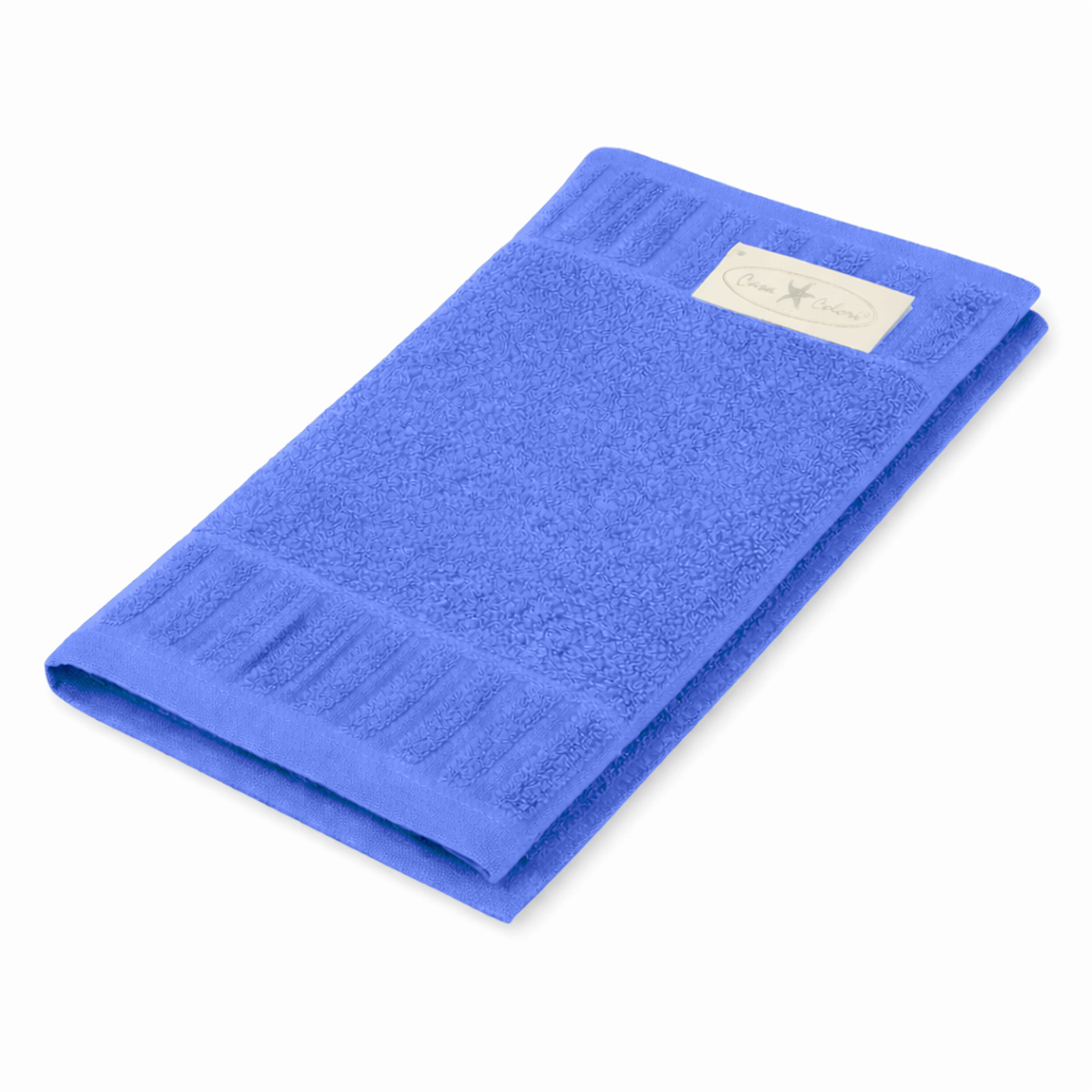 Casa Colori Seiftuch Uni, Frottier (1-St), Hohe Farbbrillanz, Einfache Pflege