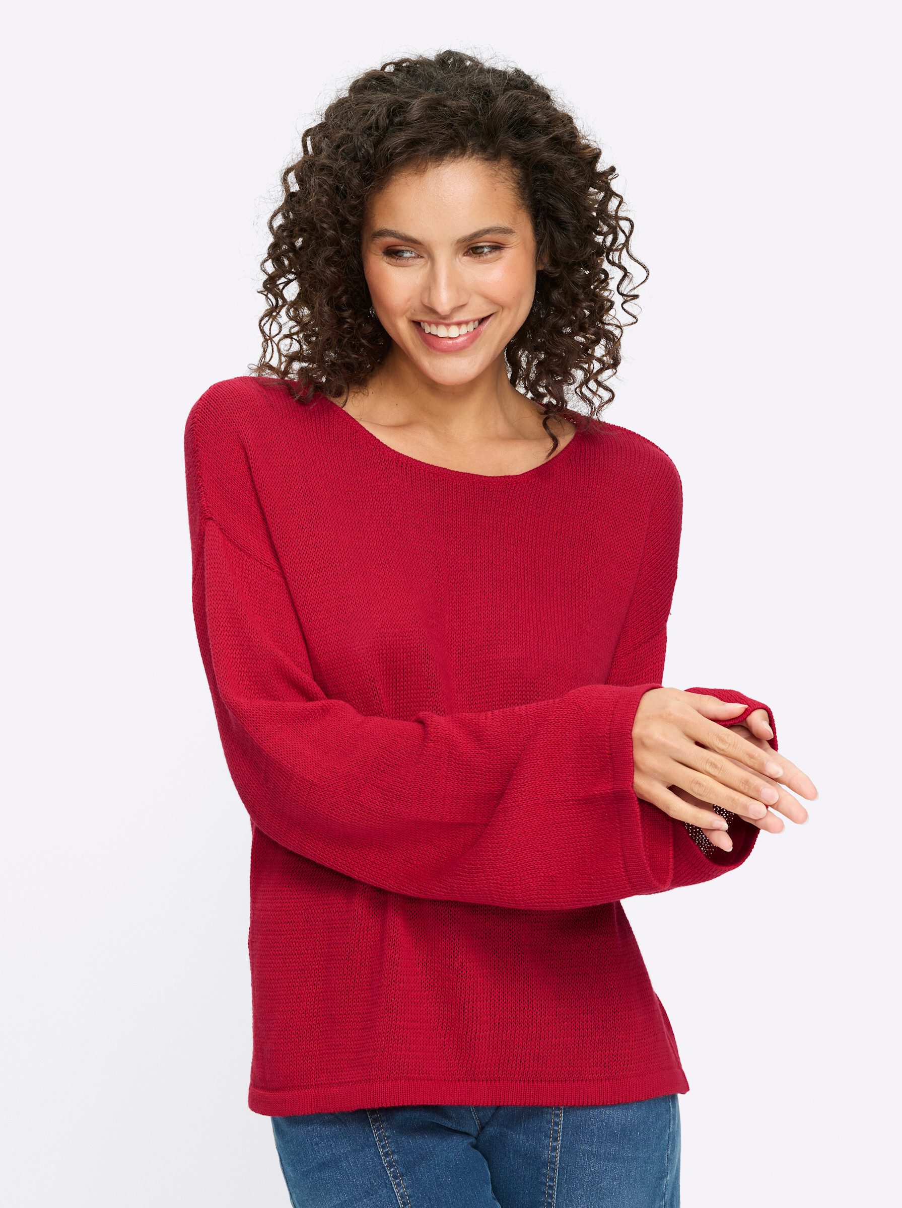 heine Strickpullover Pullover Langarm