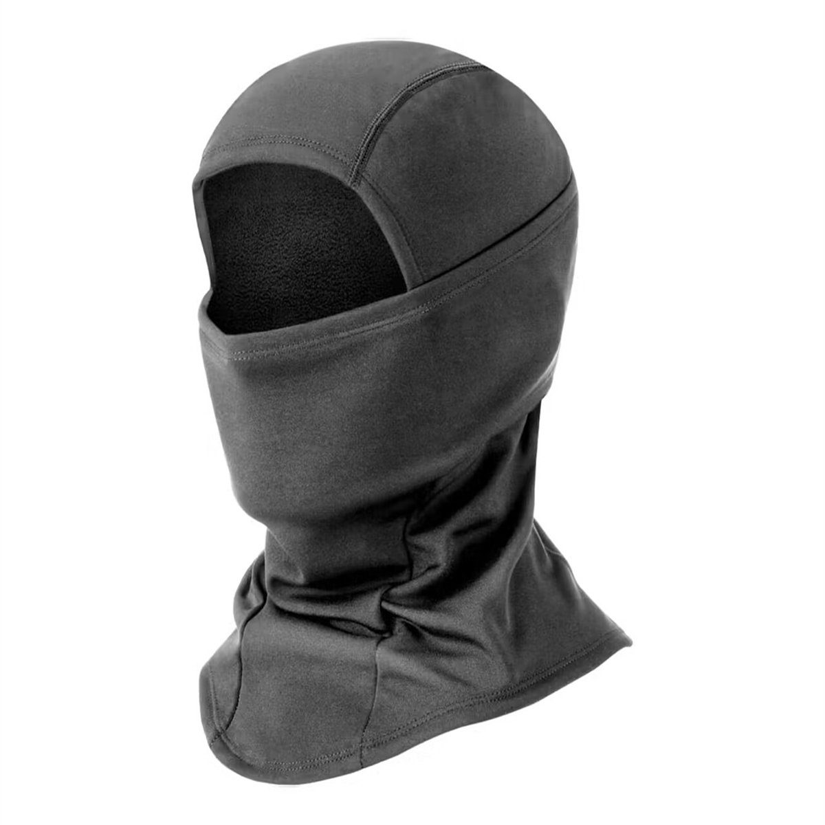 Discaver Modeschal Warme winddichte Maske für den Winter im Freien hellgrau