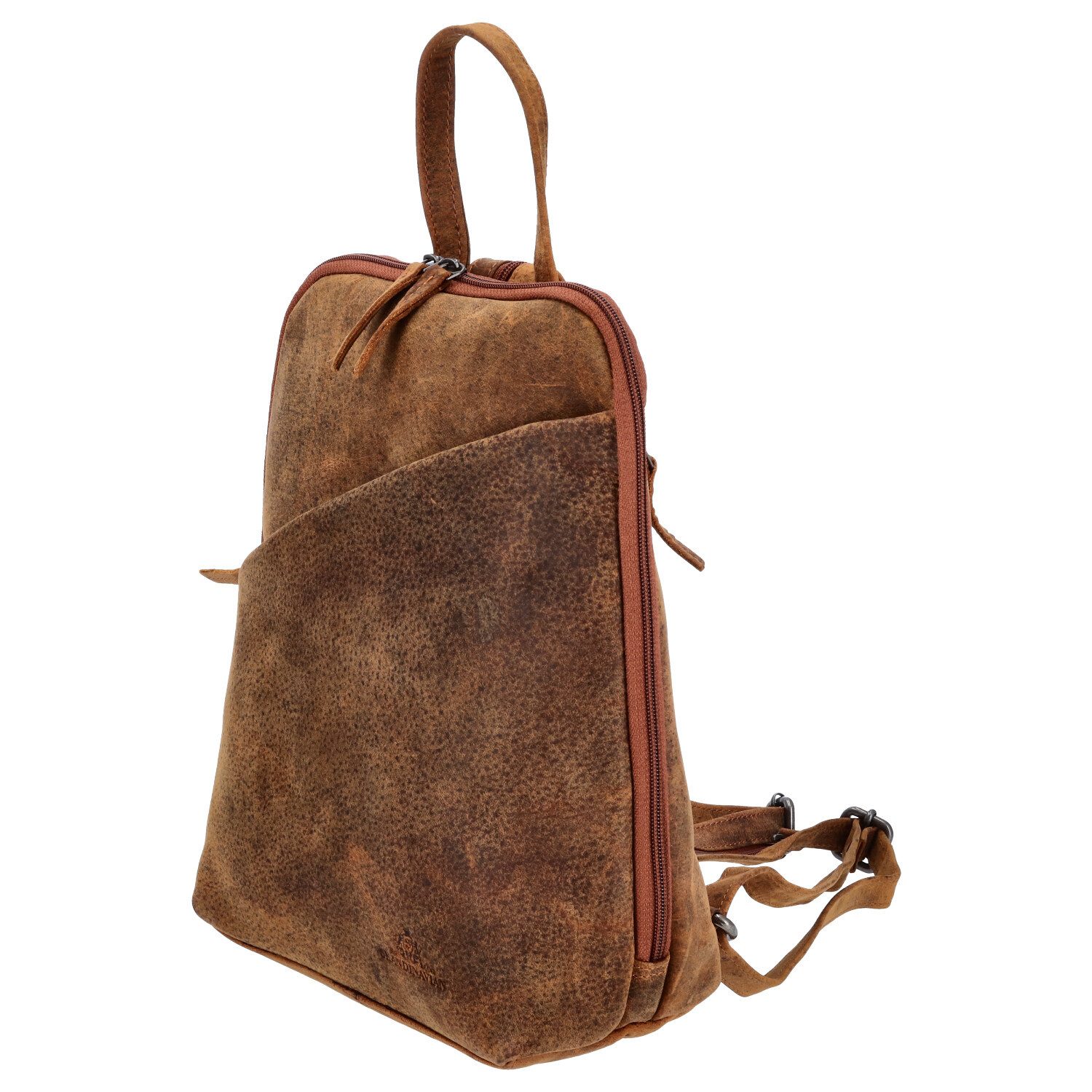 The Skandinavian Brand Freizeitrucksack The Skandinavian Brand Damenrucksack Hunter Camel (1-tlg)