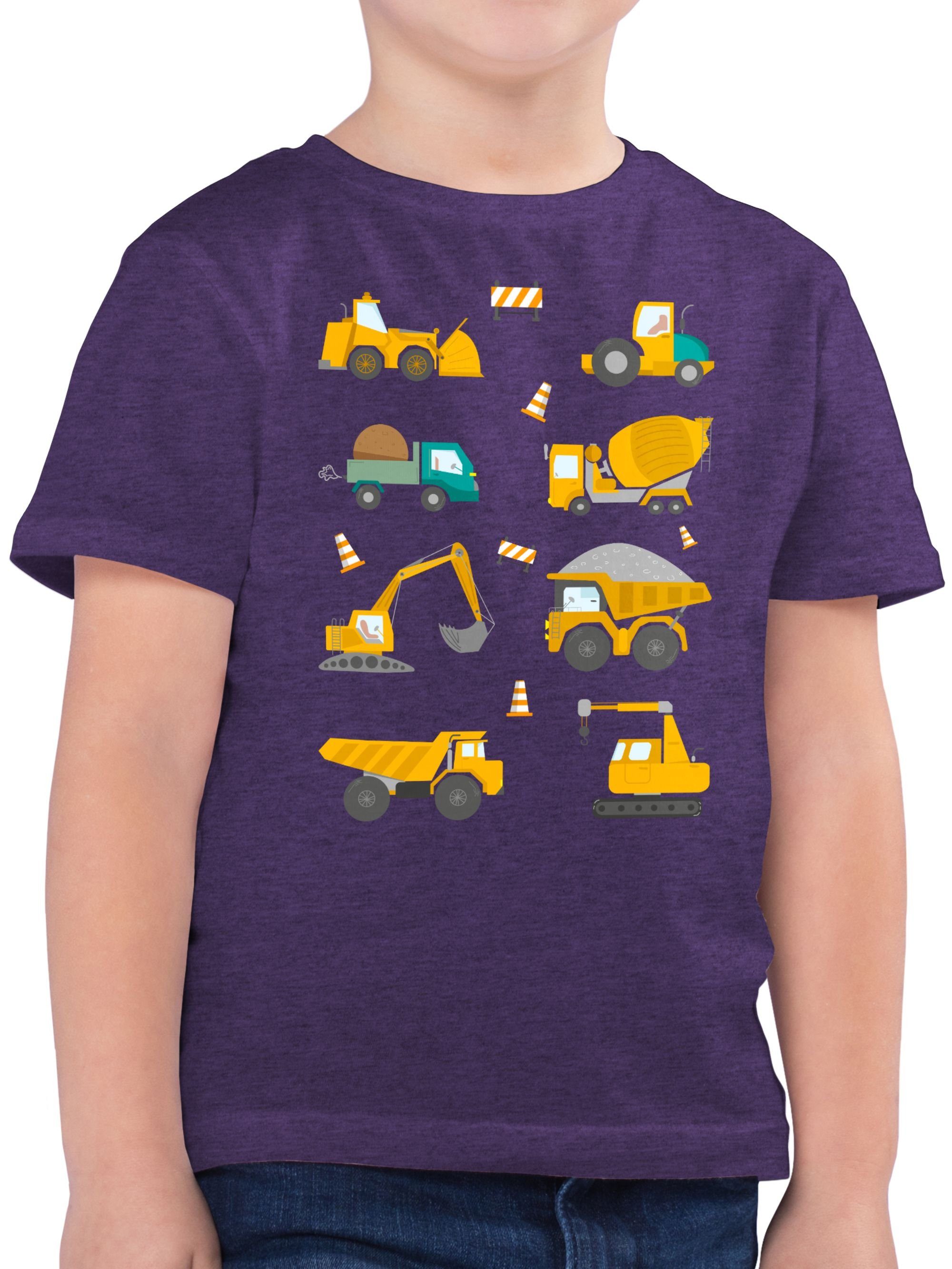 T-Shirt Baustellen Fahrzeuge