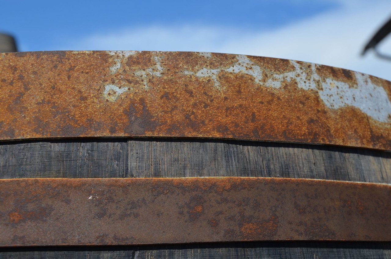 Temesso Regentonne 225L Weinfass RUSTIKAL als Regenfass, 225 l, ohne Deckel