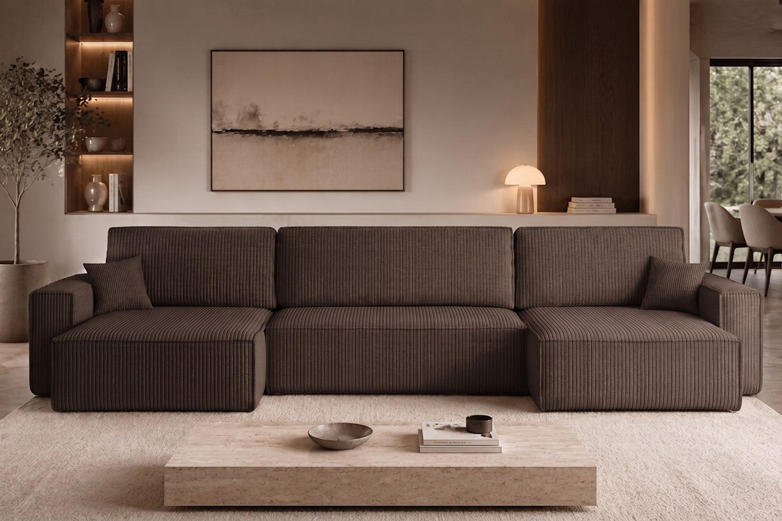 Kaiser Möbel Ecksofa mit schlaffunktion und bettkasten, BEST U XL stoff Poso und Verita, Komfortabler Schaumstoff, Schlaffunktion, Bettkasten