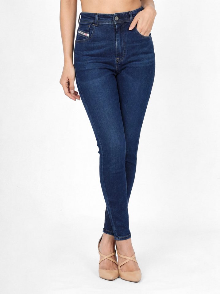 Diesel Skinny-fit-Jeans High Waist - SLANDY-HIGH 09C19 Knöchelfrei, Hoher Stretch