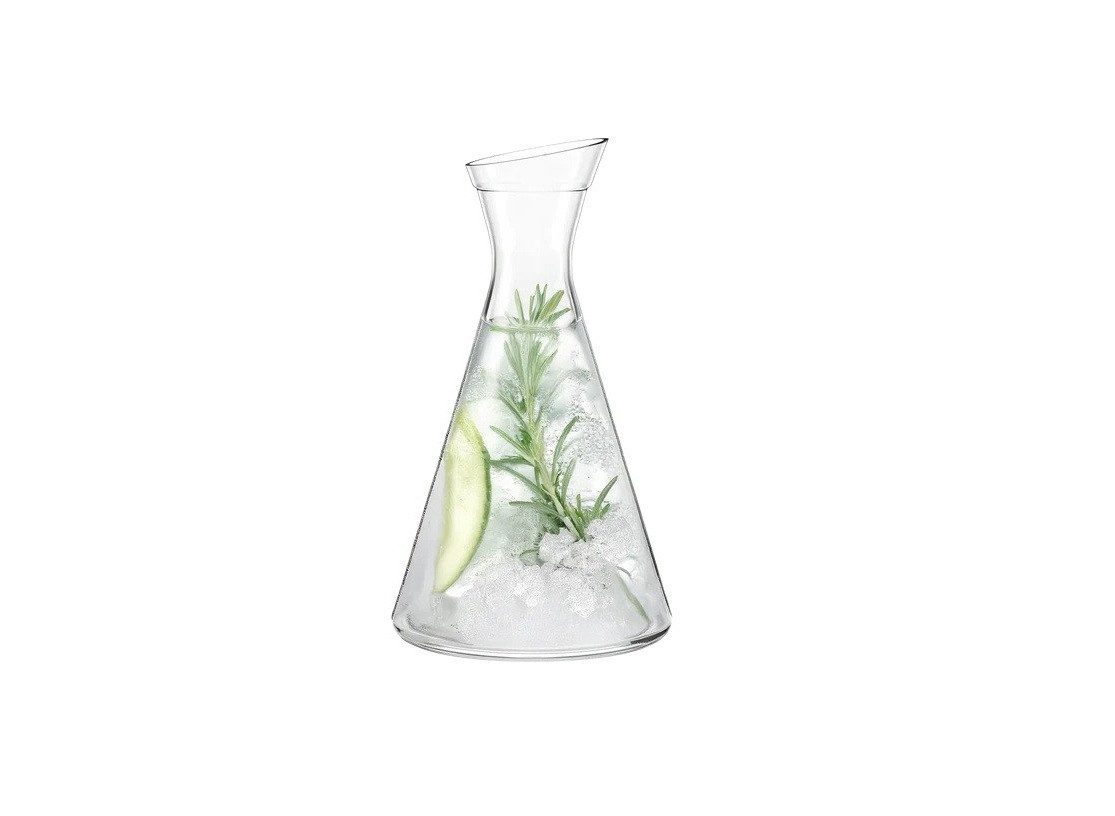 Stölzle-Oberglas Wasserkaraffe Glas-Karaffe Decanter Schräghalskaraffe Weinkaraffe 1L PISA