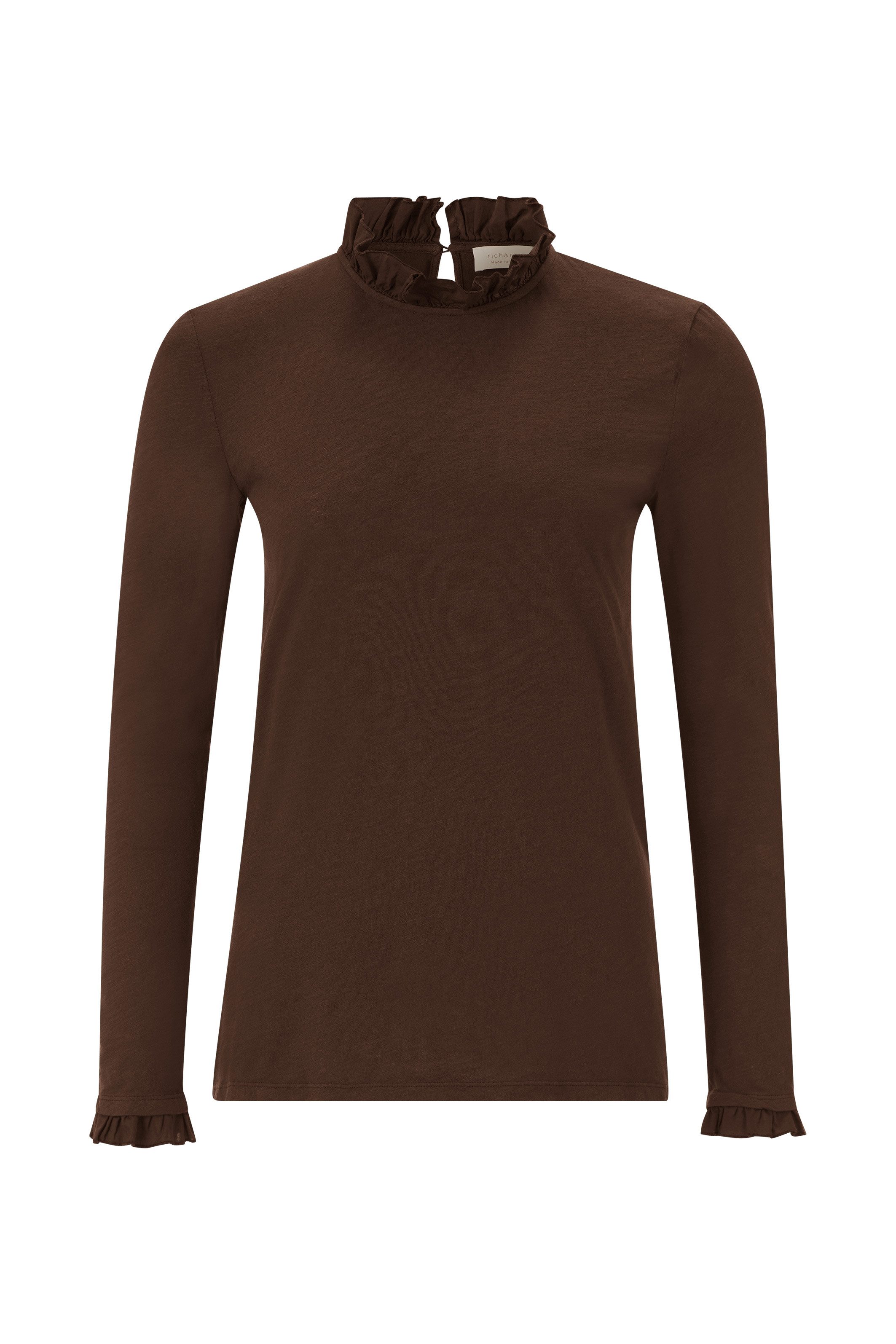 RICHROYAL Langarmshirt 2409 O Slub F günstig online kaufen