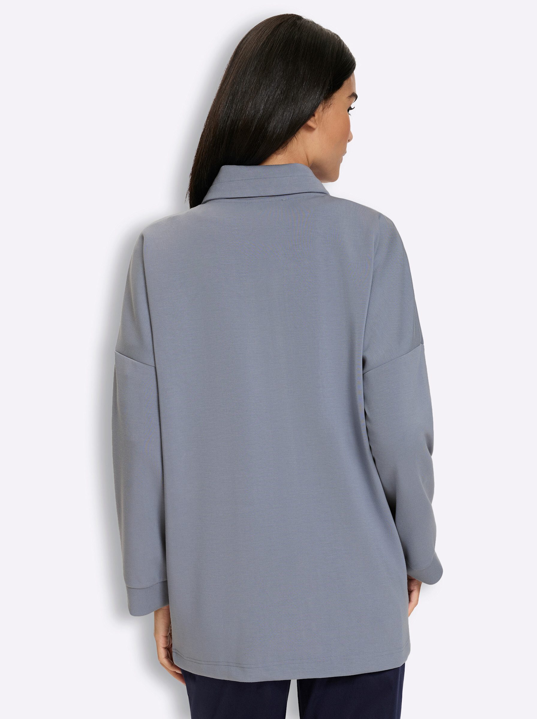 heine Shirtjacke Sweatshirtjacke Langarm
