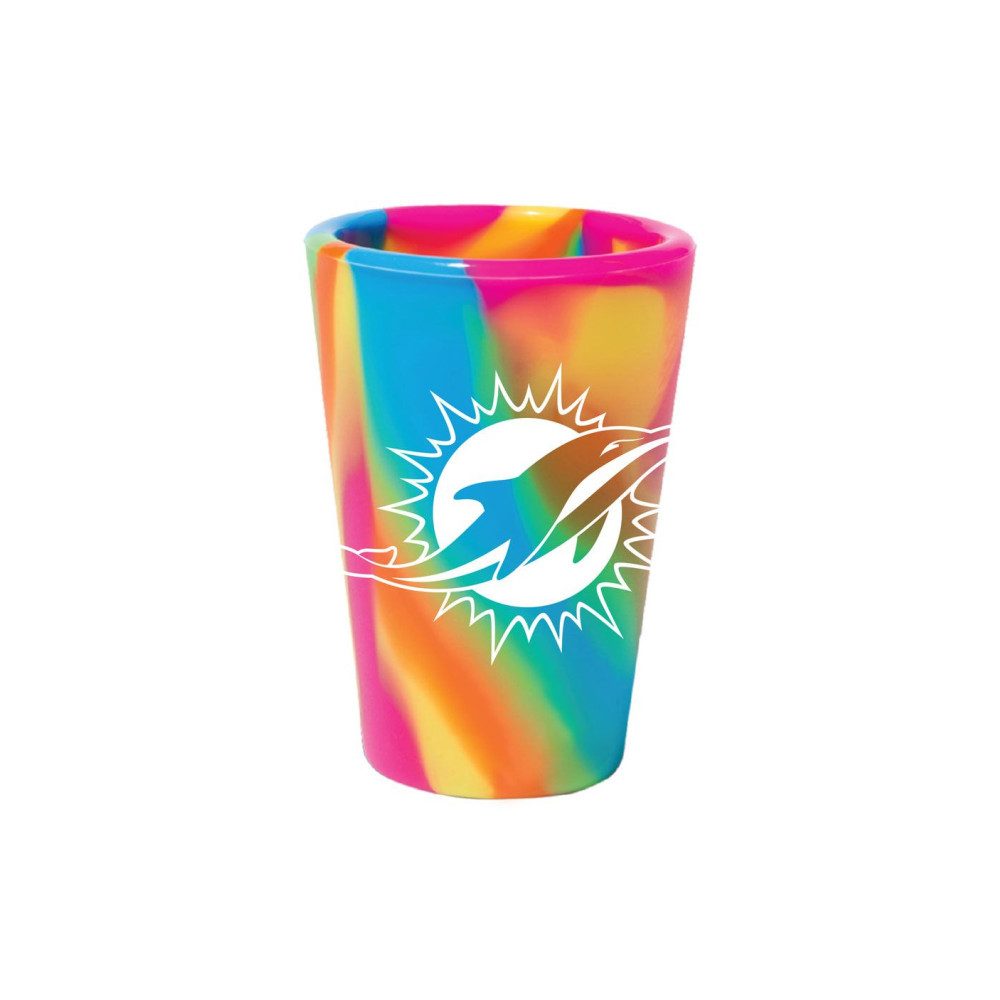 Miami Dolphins Glas Miami Dolphins Silicone Shot Glass