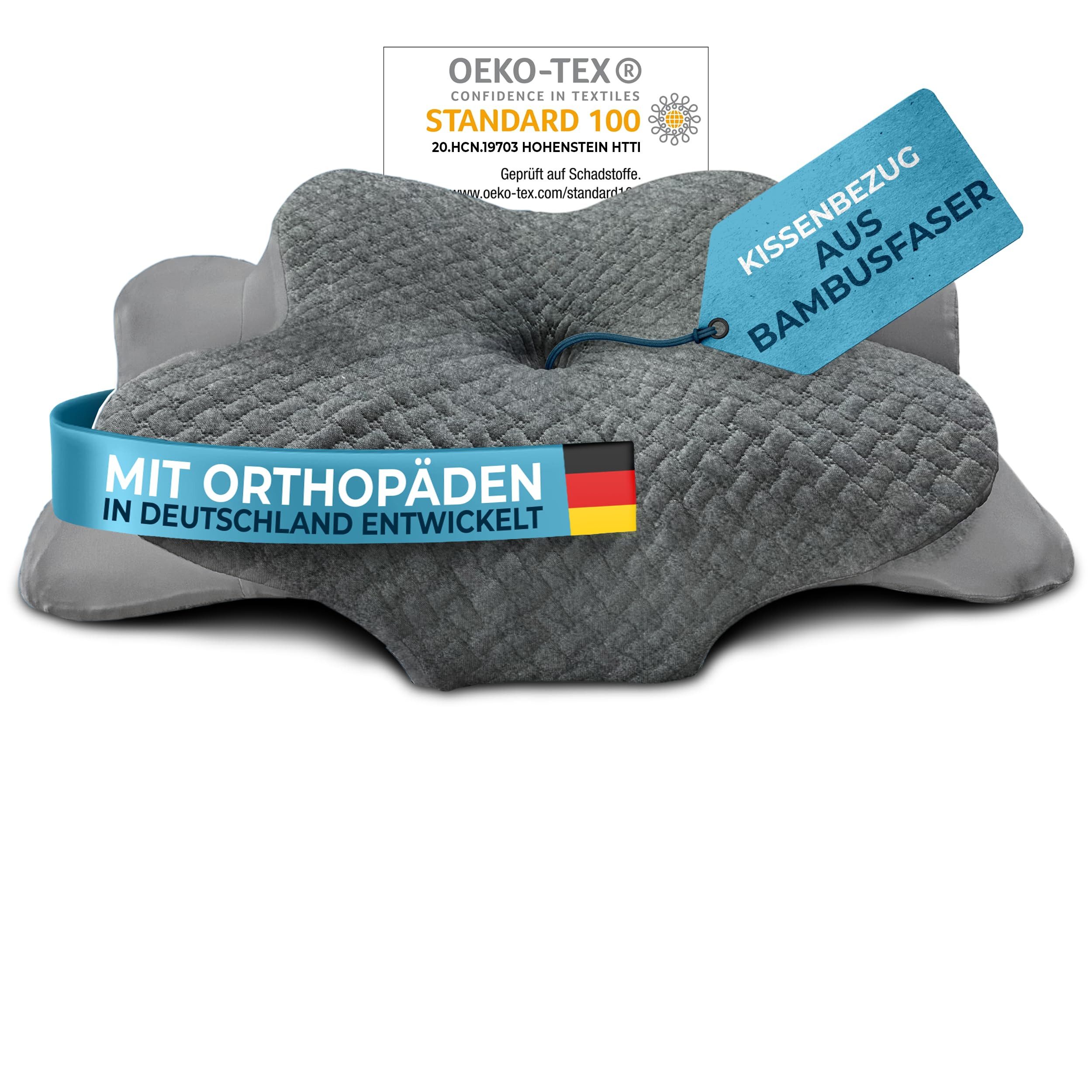 Glückstoff Kissenbezug für Orthopädisches Kissen [mit Kühl- und Wärmeeffekt günstig online kaufen