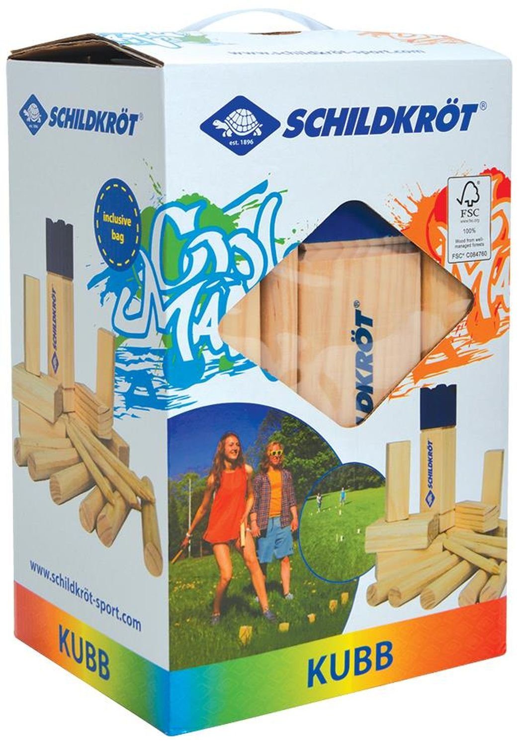 Schildkröt Spiel Kubb Schwedenschach