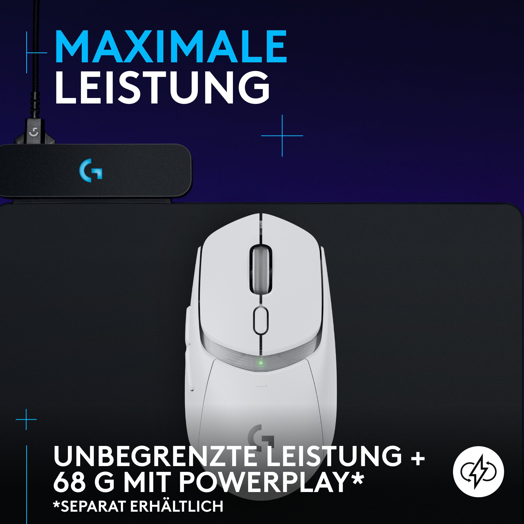 Logitech G309 LIGHTSPEED - WHITE -EER2 Gaming-Maus (Bluetooth)