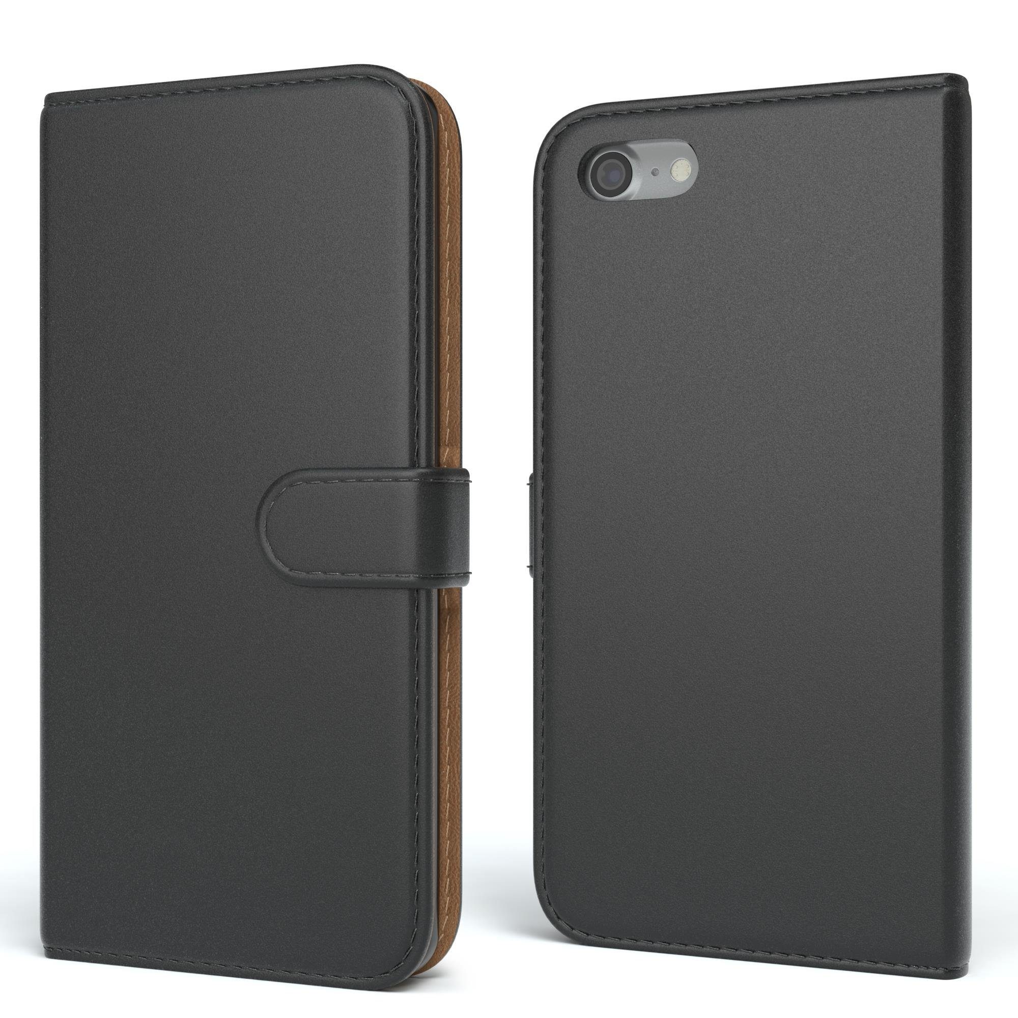 EAZY CASE Handyhülle Bookstyle Farbig für iPhone SE 2022/20, iPhone 8/7, Schutzhülle mit Standfunktion Kartenfach Handytasche aufklappbar Etui