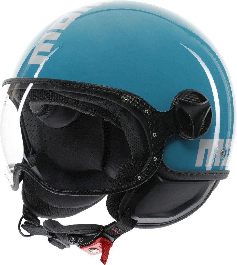 Momo Motorradhelm FGTR Classic Candy S26 Jethelm, Vorbereitet Für Kommunikationssystem