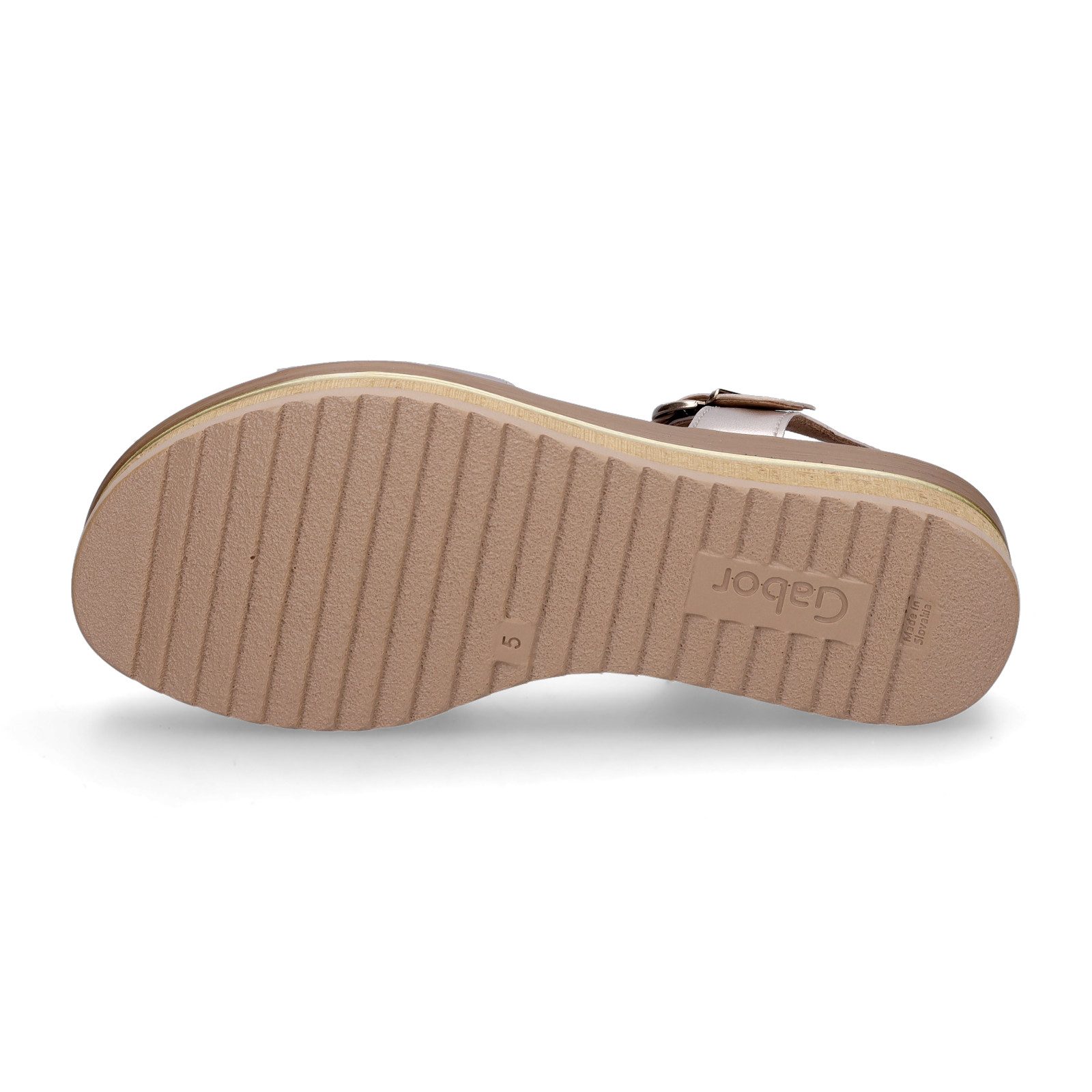 Gabor Gabor Damen Keilsandalette gold Sandale