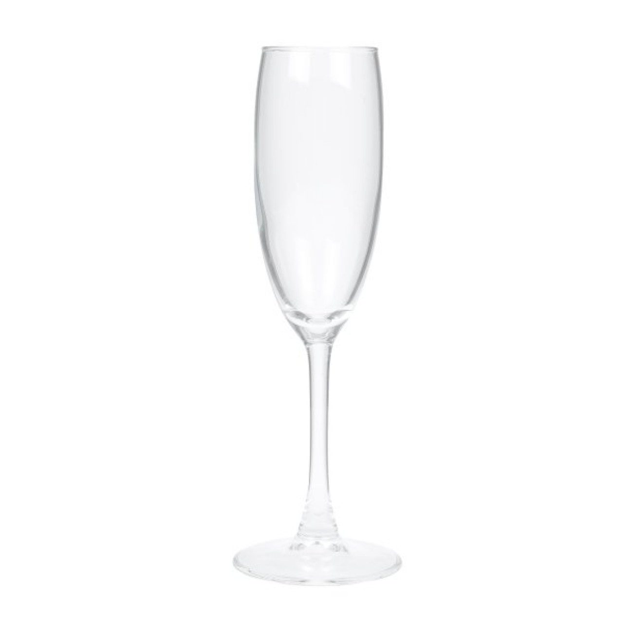 axentia Sektglas Nora, 6-tlg., Glas, Gläser-Set, 22,5 x 5 cm, 190 ml, 6-teilig, Spülmaschinengeeignet