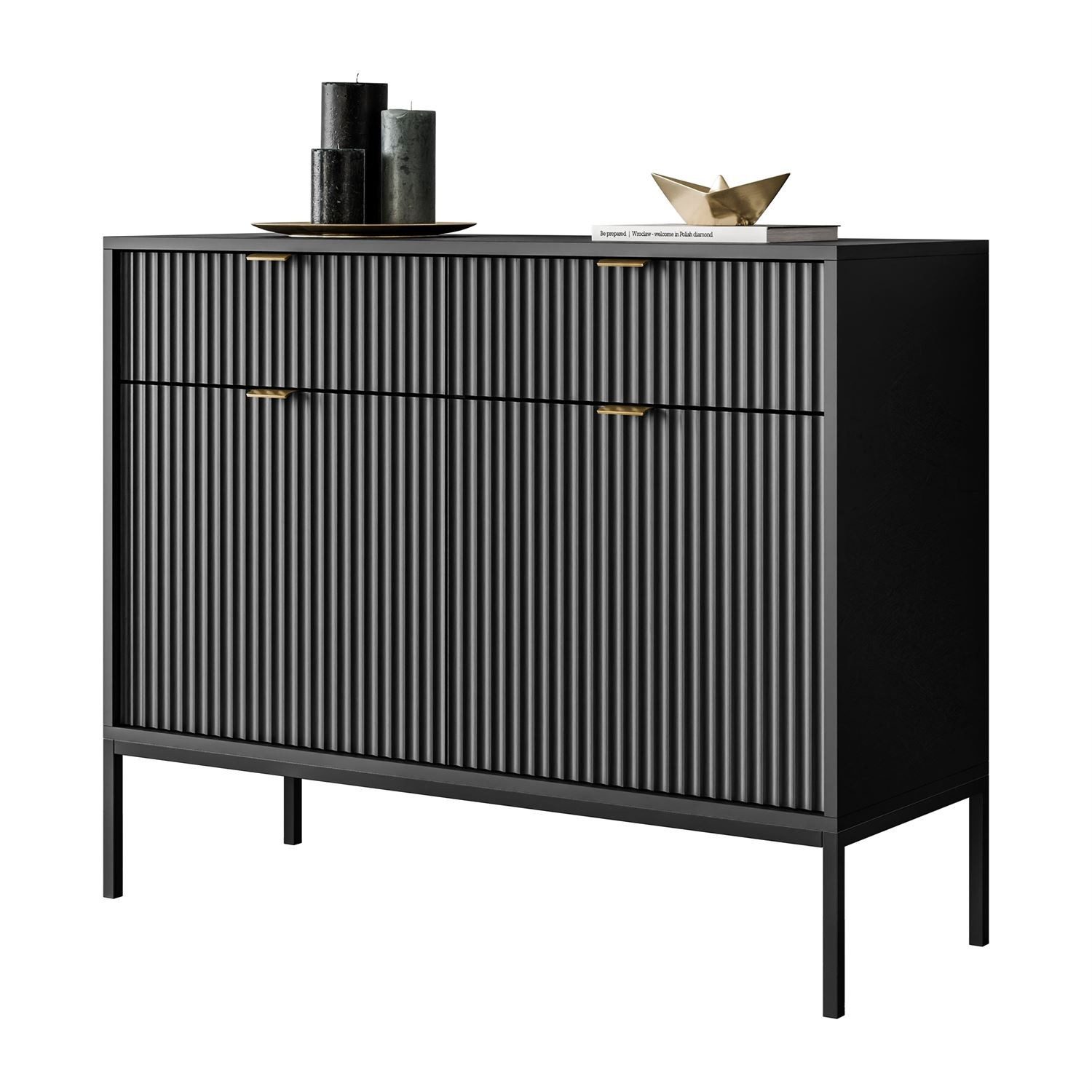 Lookway Kommode CORTADO KSZ104 mit Schubladen, Breite 104 cm