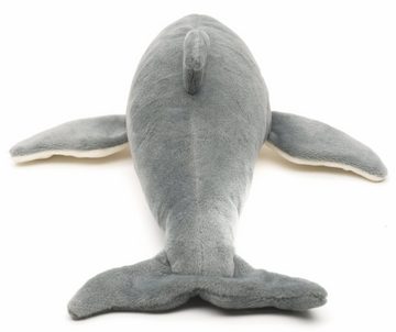 Uni-Toys Kuscheltier Großer Tümmler, Delfin - 28 cm (Länge) - Plüsch-Delphin - Plüschtier, zu 100 % recyceltes Füllmaterial