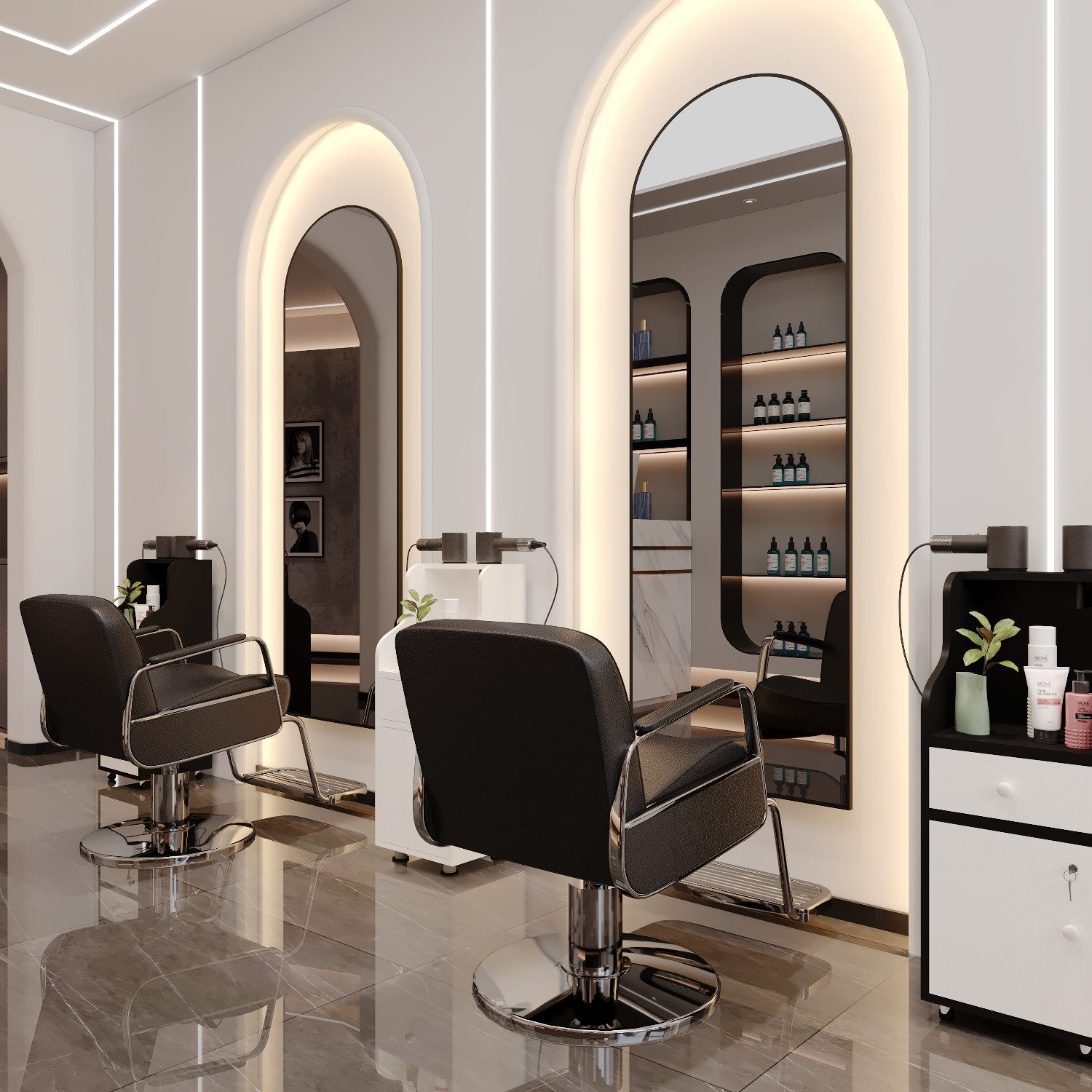 Boromal Spiegel groß 180x80cm Friseurspiegel groß für Friseurladen Friseurs günstig online kaufen