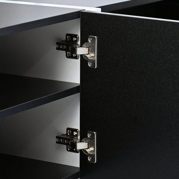 Merax Lowboard, Hochglanz TV-Board, Fernsehtisch scandi, TV-Schrank, Breite:190cm