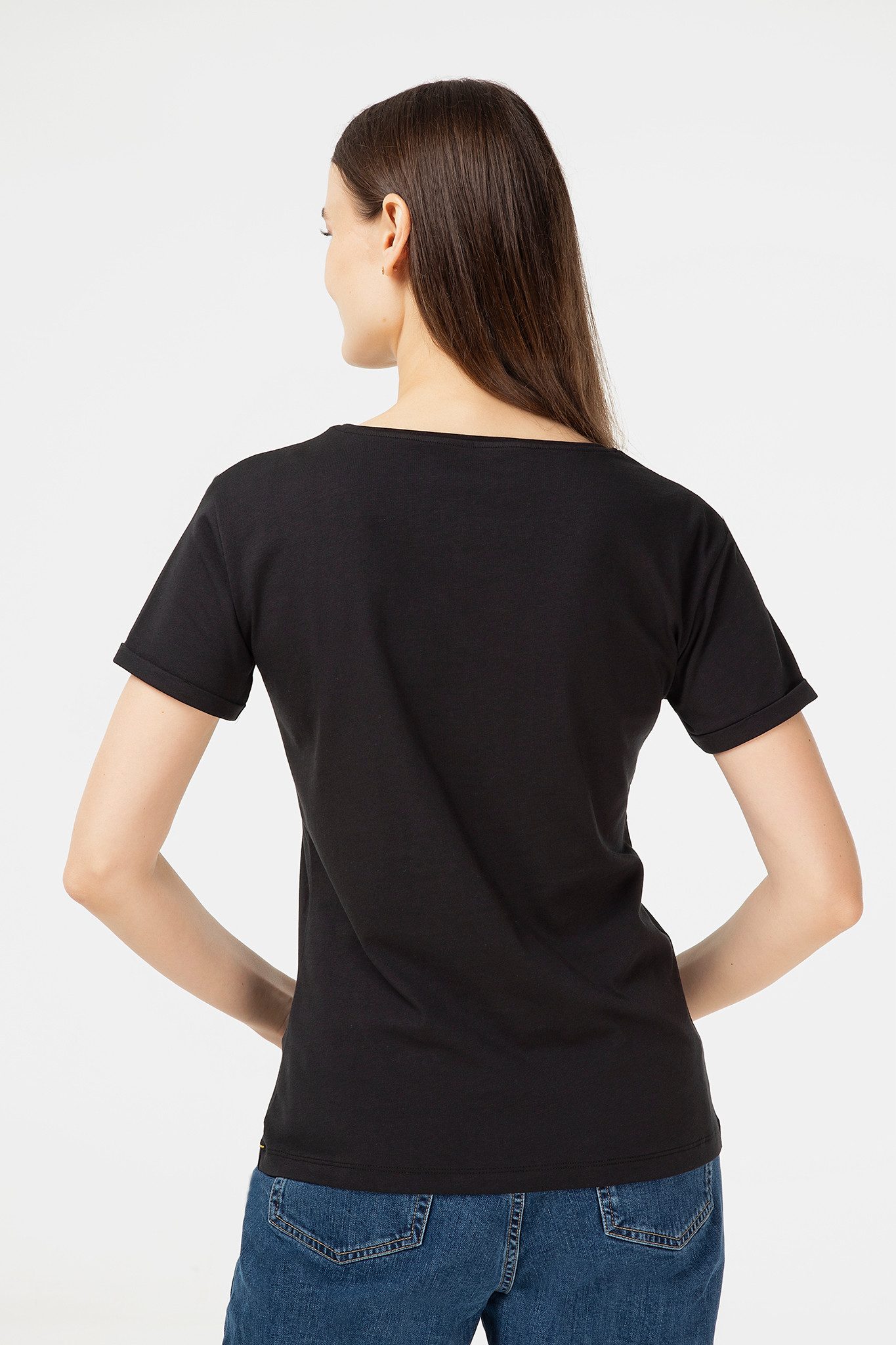 Evermind T-Shirt Damen T-Shirt aus Bio-Baumwolle – fair produziert & nachhaltig