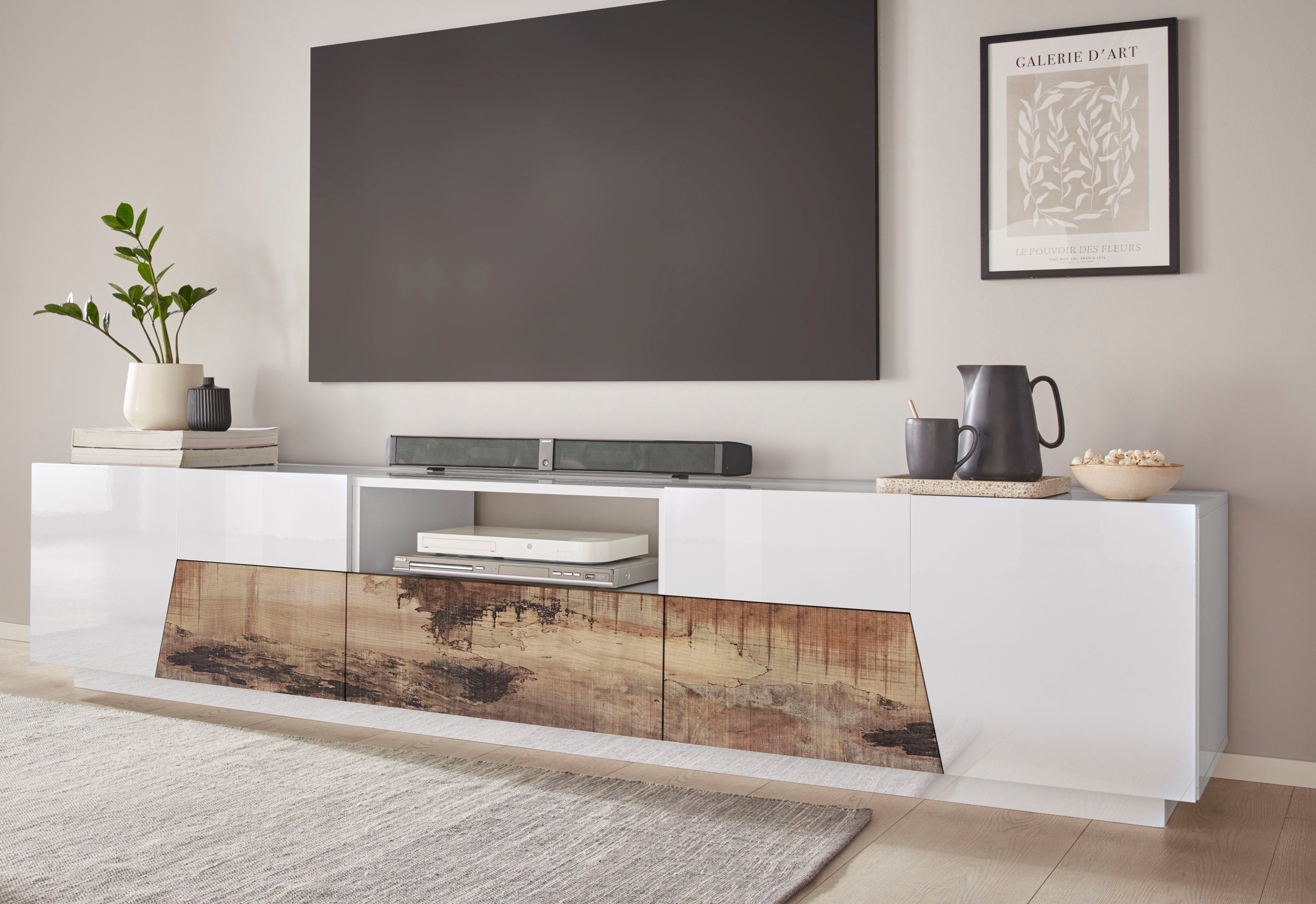 INOSIGN Lowboard ALIEN- TV-Board, mit 4 Türen, 1 Schublade und 1 offenes Fa günstig online kaufen