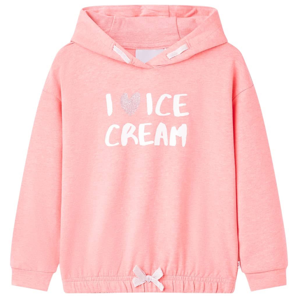 vidaXL Kapuzenpullover Kinder-Kapuzenpullover Hellrosa 116