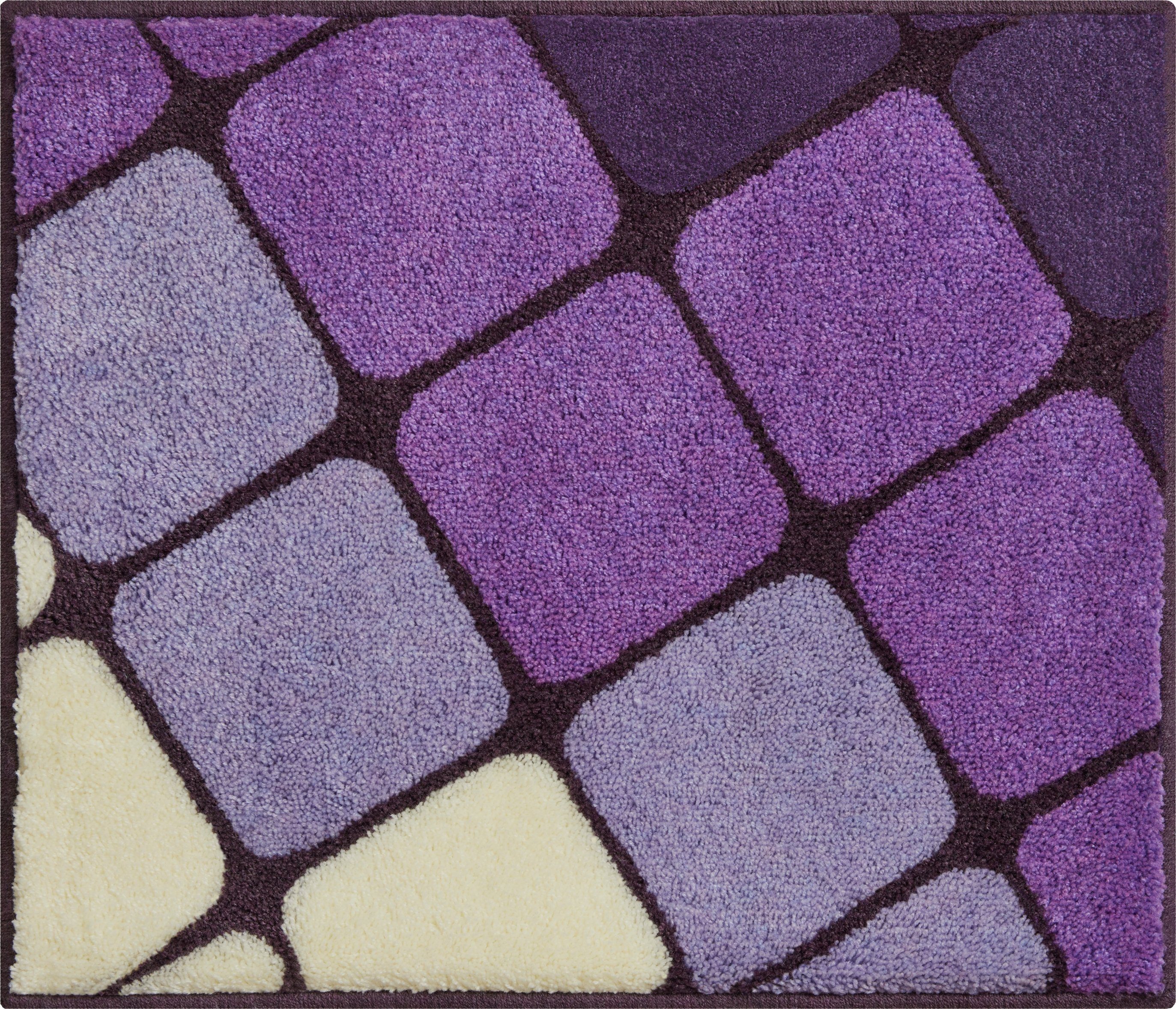 Grund Badematte Shanga, Höhe 20 mm, rutschhemmend beschichtet, fußbodenheizungsgeeignet, Polyacryl, rechteckig