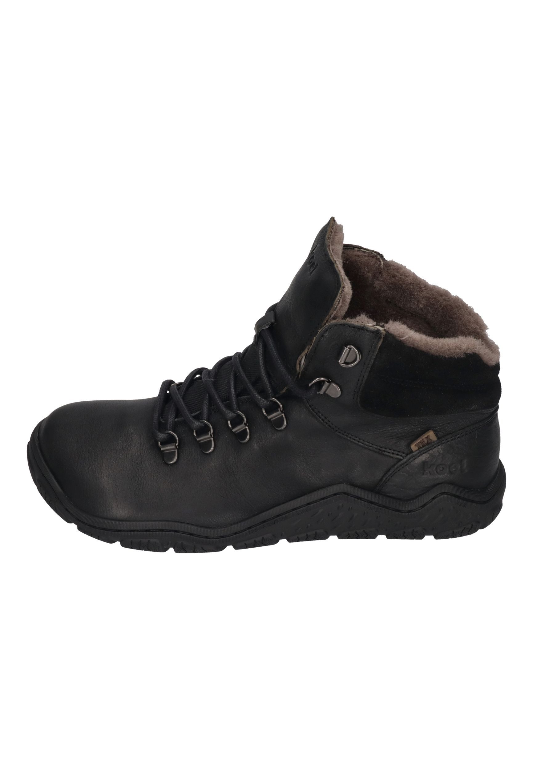 KOEL RIKA LAMBSWOOL Barfußschuh Black