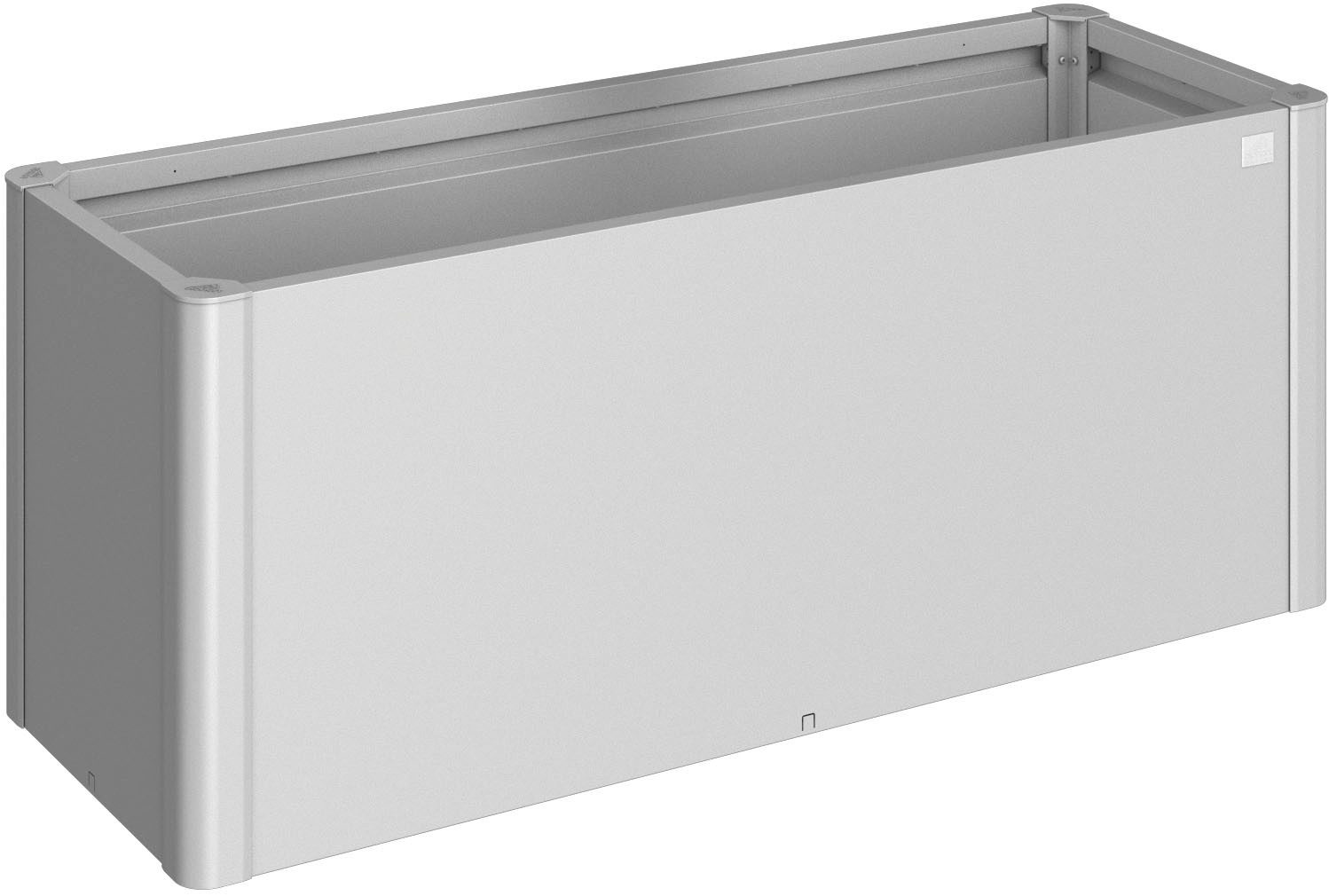 Biohort Hochbeet BELVEDERE midi 2x0,5; verschiedene Farben, 201x53x61 cm, extrem langlebig, aus Metall