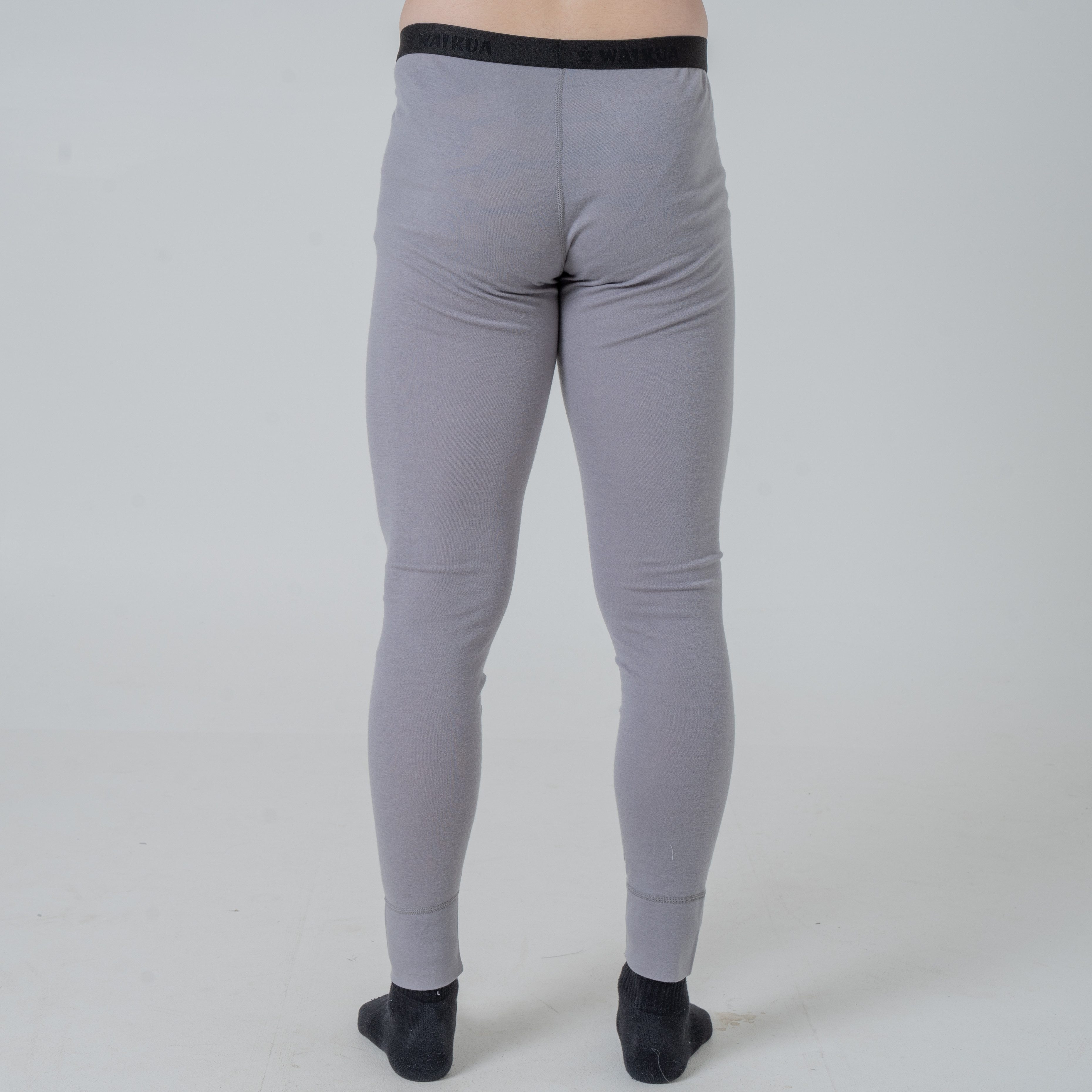 WAIRUA Thermounterhose 100% Merino Wolle 17.2 Micron Super Fein Base Layer Skiunterwäsche ohne kratzende Etiketten