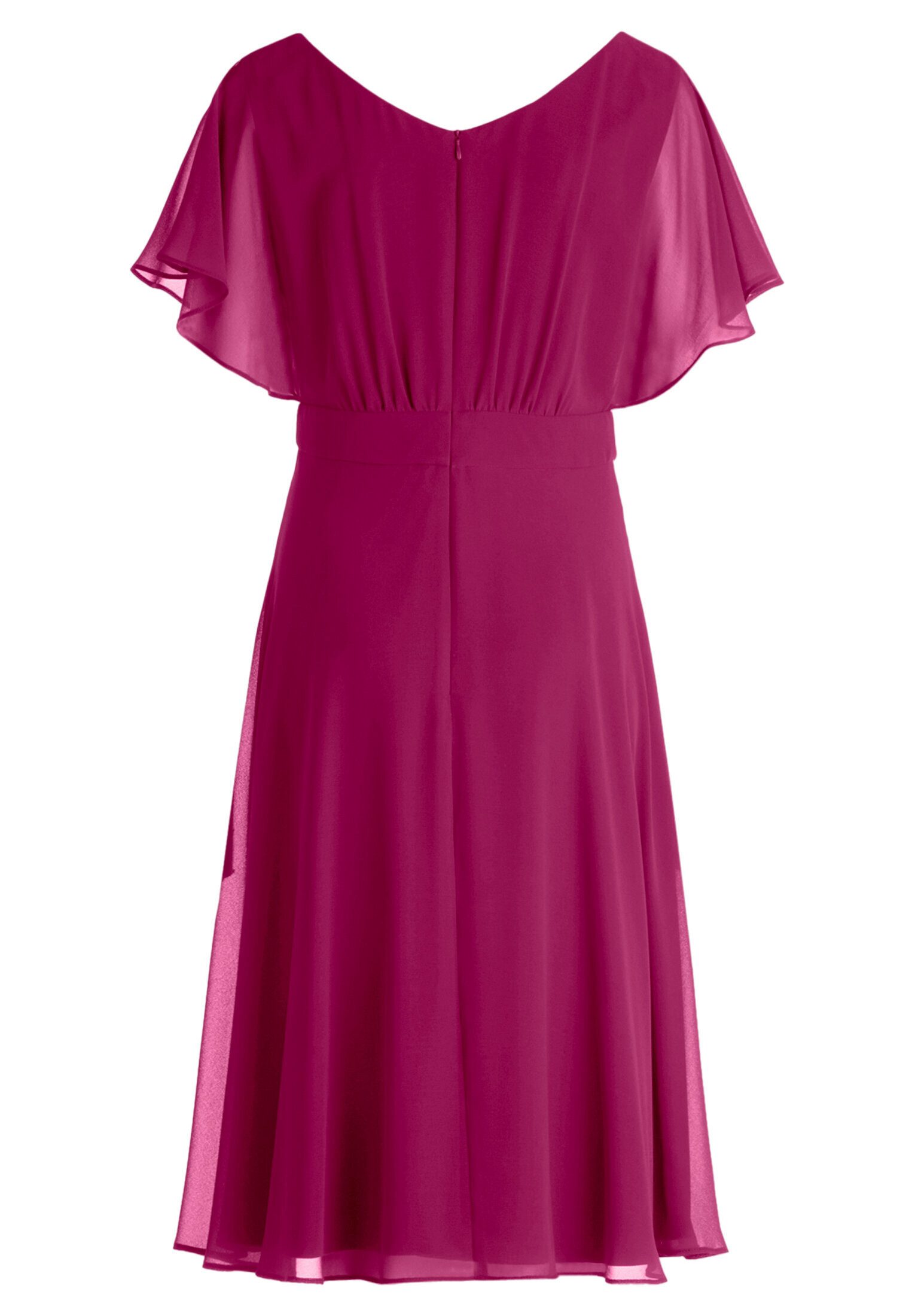 Vera Mont Cocktailkleid Damen kurzarm Raffung