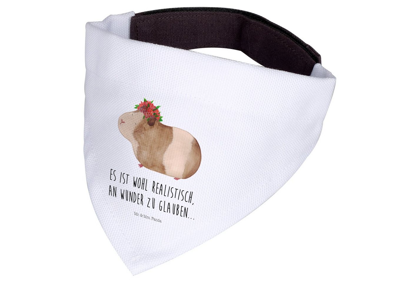 Thumbnail - Mr. & Mrs. Panda Hundefliege Meerschweinchen Weisheit - Weiß - Geschenk, lustige Sprüche, Meerie, Polyester, Bezaubernde...
