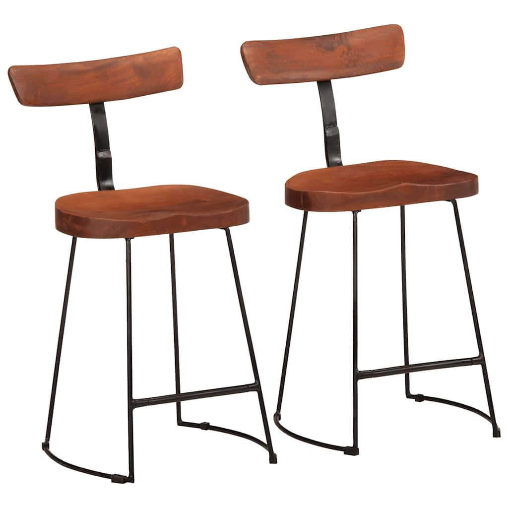 Barhocker Barhocker 2 Stk. 49x43x79 cm Massivholz