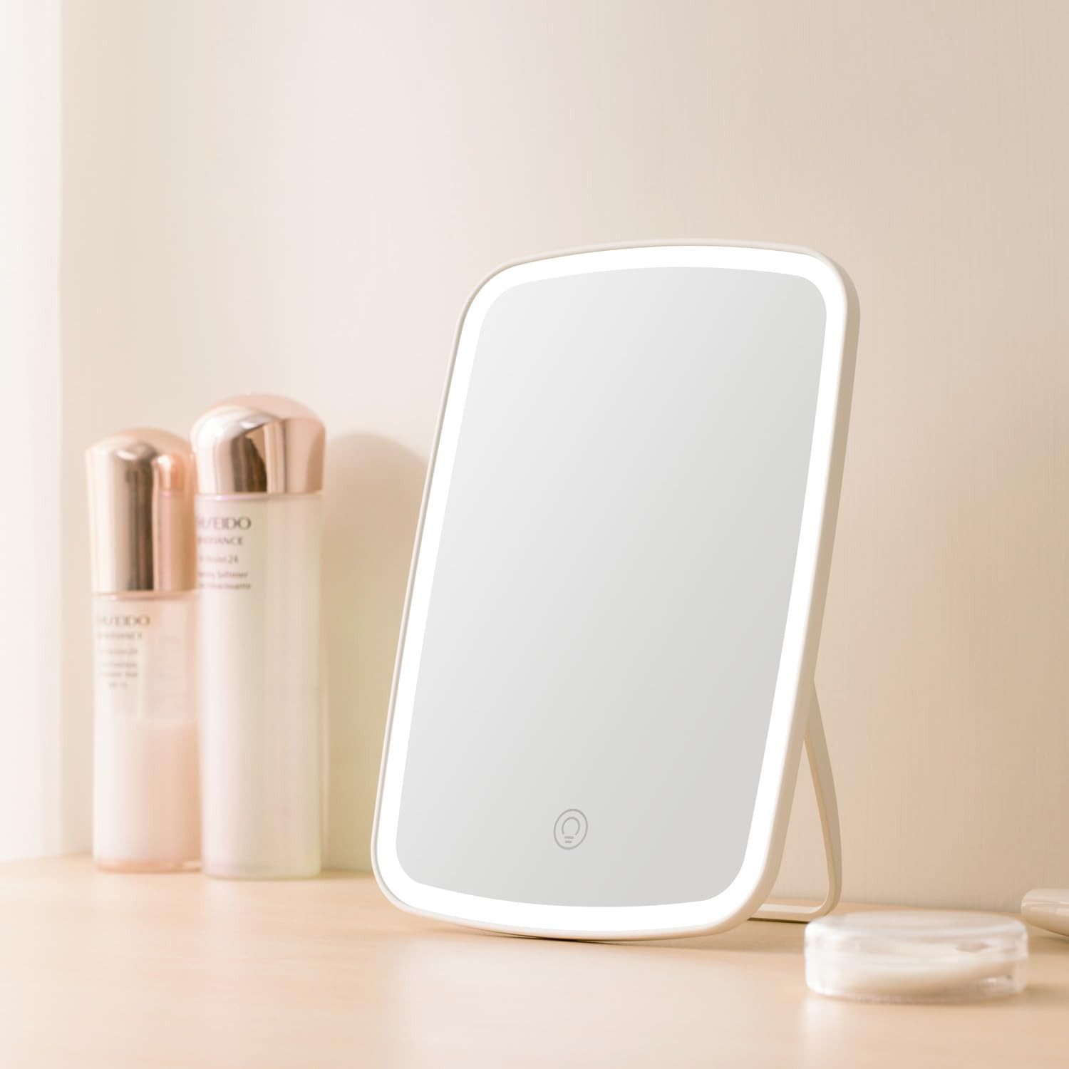 ZEUOPQ Schminkspiegel LED-Lichtspiegel Kosmetikspiegel mit 360° günstig online kaufen