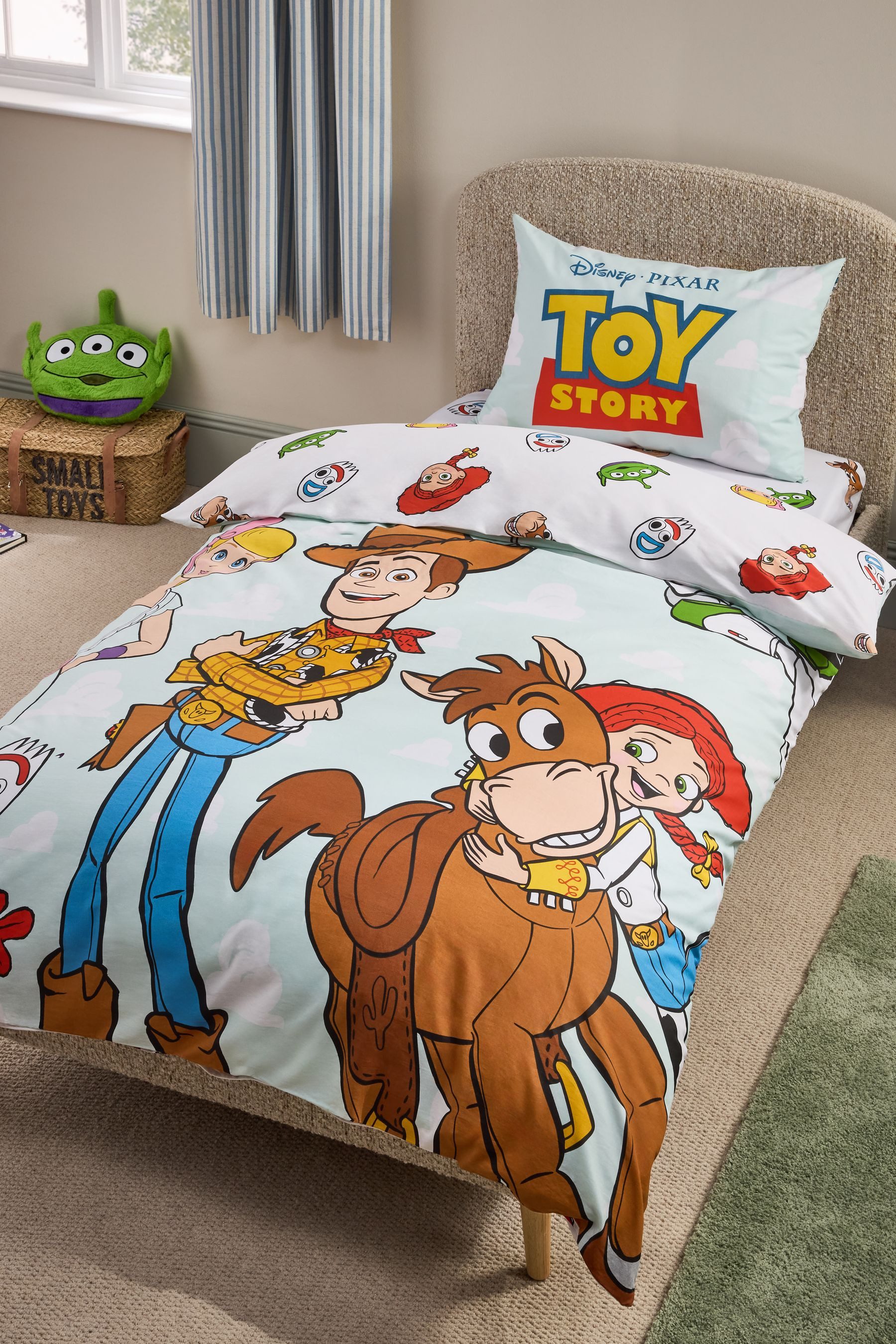 Next Bett-Set Bettbezug und Kissenbezug aus Baumwolle, Toy Story, Bezug: Baumwolle