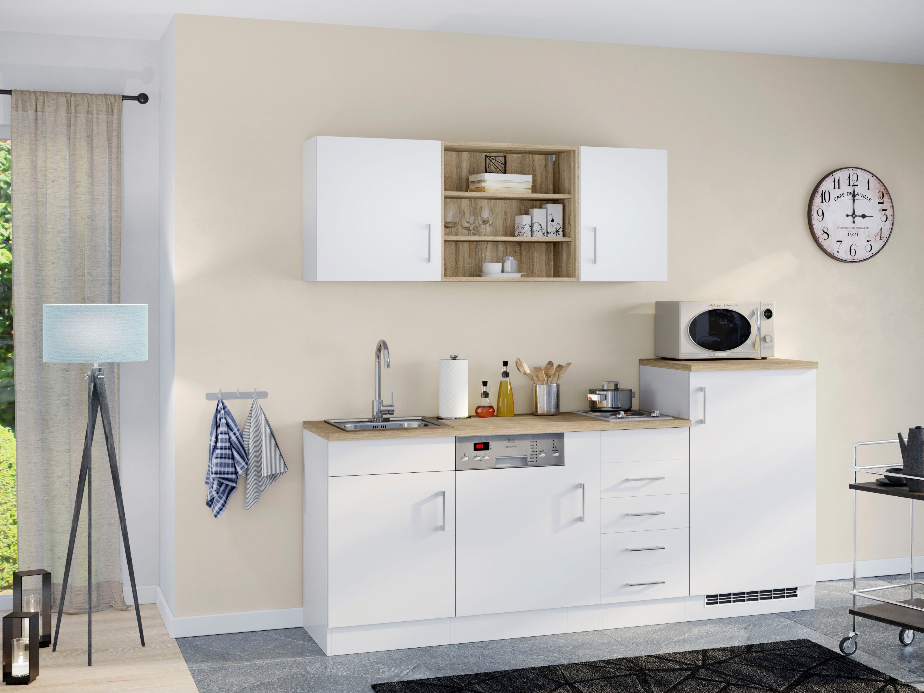 KOCHSTATION Küche KS-Mali, Breite 210 cm, günstig online kaufen