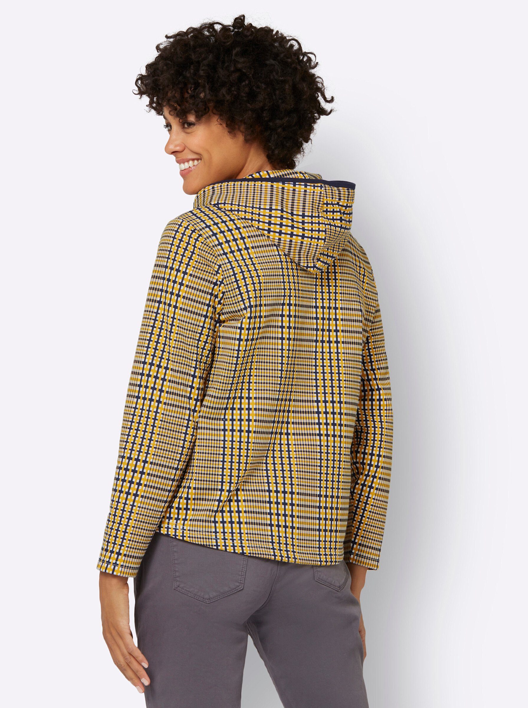 Sweater WITT ocker-ecru-bedruckt WEIDEN