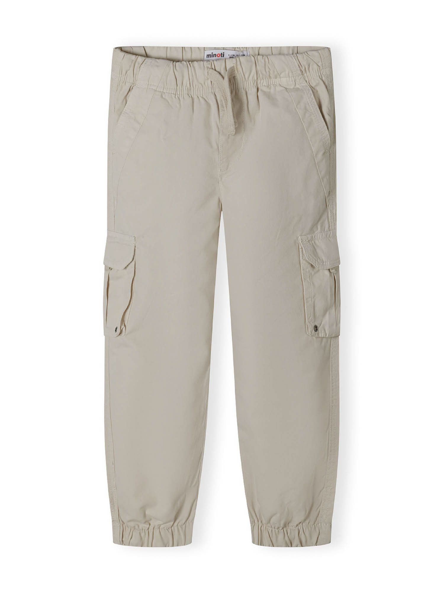 MINOTI Cargohose Hose mit Cargotaschen für Mädchen lockerer Bein, Kordelzug, praktische Cargotasche
