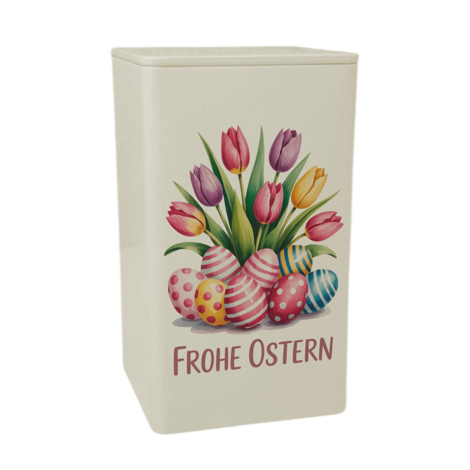 speecheese Aufbewahrungsdose Tulpen und Ostereier Frohe Ostern Dose 900ml