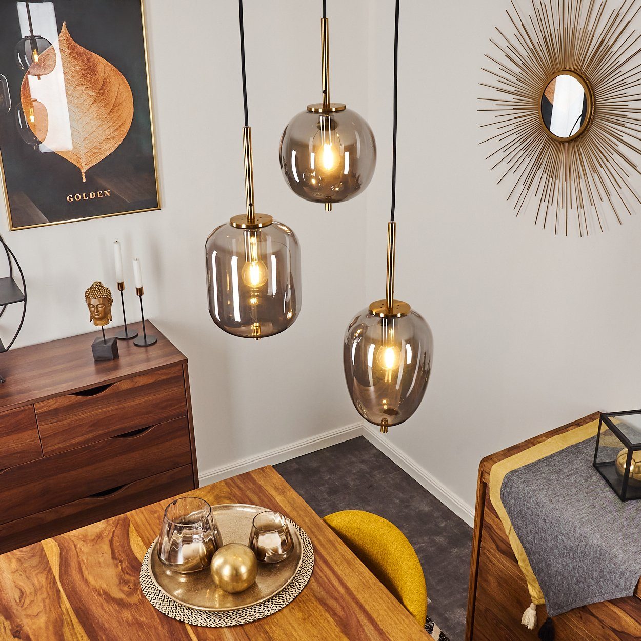 hofstein Pendelleuchte »Ambrogio« moderne Deckenlampe aus günstig online kaufen