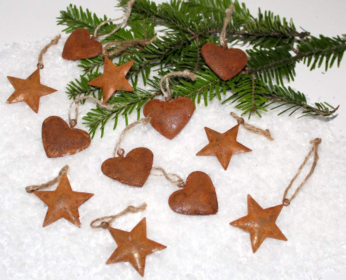 LB H&F Lilienburg Christbaumschmuck 12er SET Christbaumanhänger Christbaums günstig online kaufen